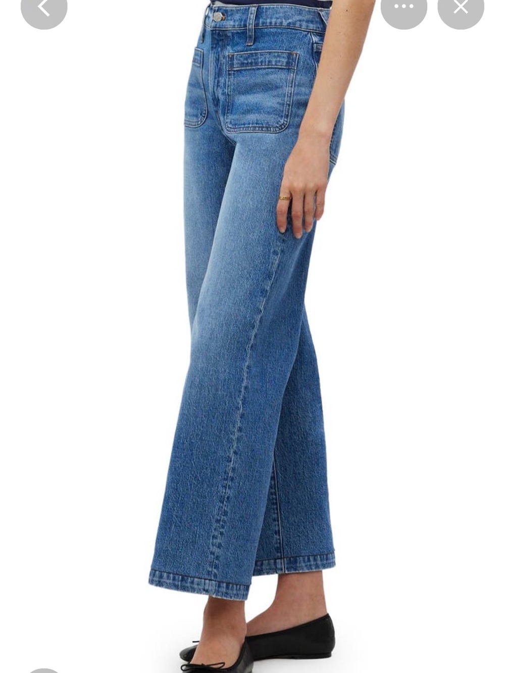Madewell perfect vintage wide leg jeans